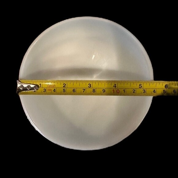 Vintage Indiana‎ Glass Milk Depression Glass Pedestal Dish Textured - Picture 10 of 11